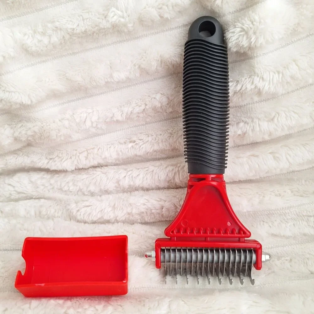 SOLORAKE Humane Groomer for Horses and Pets Grooming Rake Dog Cat Undercoat- New
